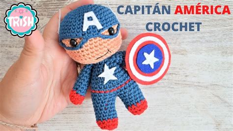 CAPITÁN AMÉRICA AMIGURUMI explicado PASO A PASO YouTube