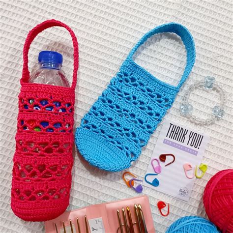 Sarung Botol Air Kait Crochet Bottle Holder Shopee Malaysia