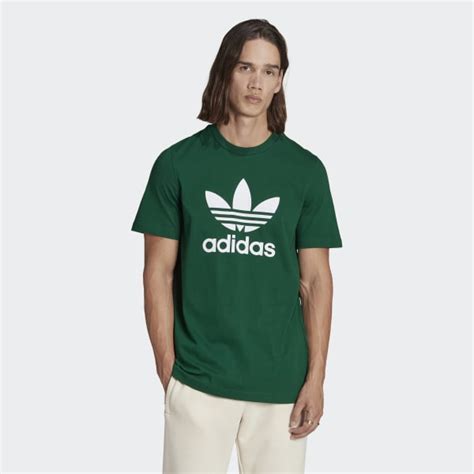 Adidas Adicolor Classics Trefoil Tee Green Free Shipping With