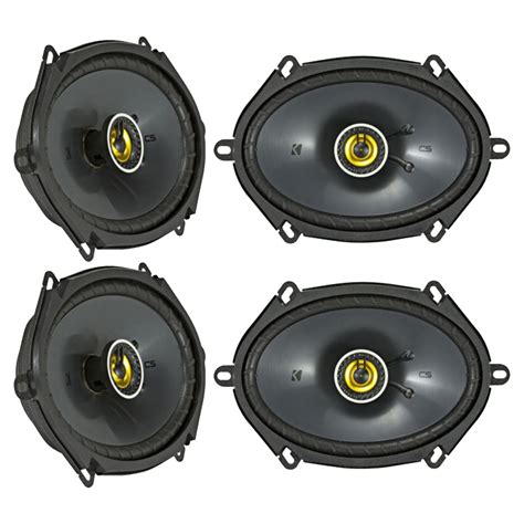 Kicker 4 46csc684 Csc68 6x8 225w 4 Ohm Car Audio Coaxial Speakers