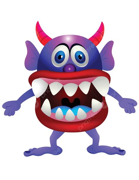 Monstro Assustador Bizarro Personagem Estranho Vetor Png Bizarro