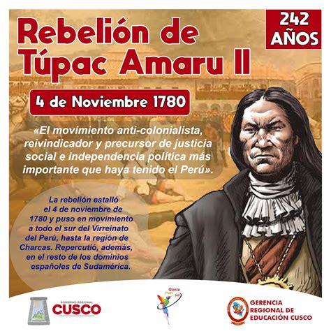 Rebelión De Tupac Amaru Ii Gerencia Regional De Educación Cusco