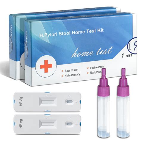 2 Test H Pylori Test Kit Helicobacter Pylori Home Stool Test Kits H Pylori Stool Antigen Self