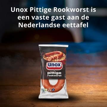 Unox Pittige Rookworst 275g Bestellen Jumbo