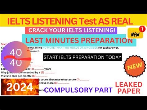 Band 9 Listening IELTS Practice IELTS Listening Practice Test IELTS