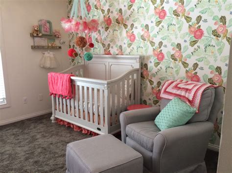 Floral Wallpaper in the Nursery - Project Nursery