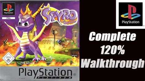 Spyro The Dragon WALKTHROUGH GAMEPLAY FULL GAME 120 PSX Longplay