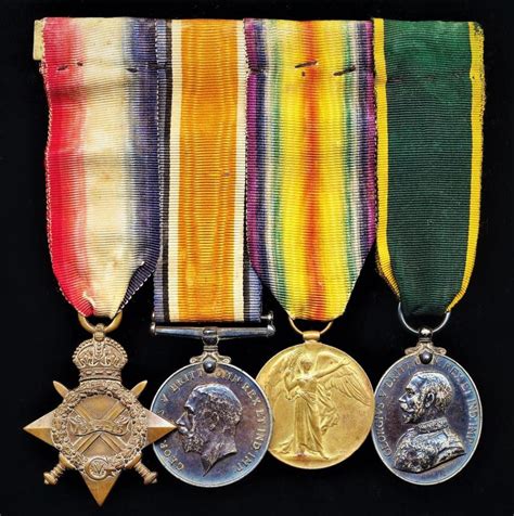 Aberdeen Medals A Great War Era Campaign And Long Service Medal Group