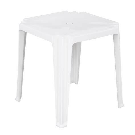 Mesa Pl Stico Quadrada Tamba X X Cm Branco Tramontina Leroy Merlin