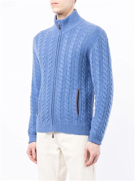 N Peal The Richmond Cardigan Mit Zopfmuster Farfetch