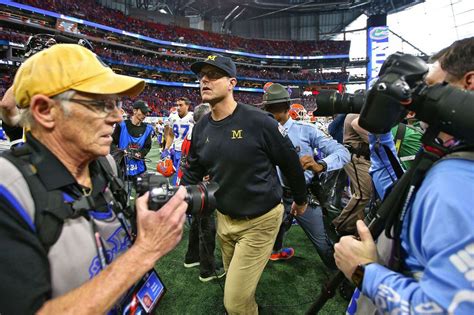 Jim Harbaugh Uses T Shirts To Remind Michigan Players Of 2018 Finish