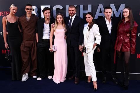 When David Beckham Victoria Beckham And Their Brood Suited Up In Style