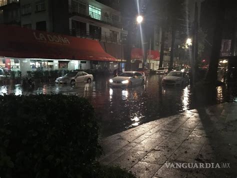 Lluvia Intensa En Cdmx Causa Anegación Y Encharcamientos