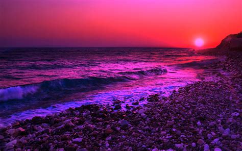 Purple Ocean Wallpapers Top Free Purple Ocean Backgrounds