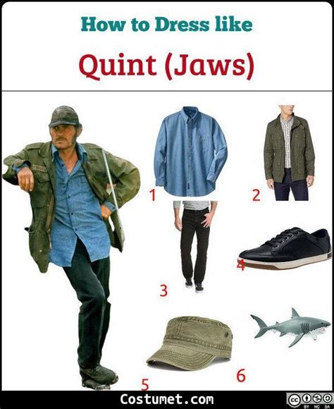 Quint (Jaws) Costume for Halloween | Quick halloween costumes, Movies ...