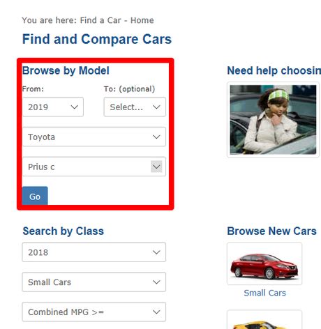 4 Ways to Compare Cars' Fuel Efficiency Using FuelEconomy.gov