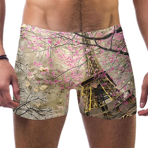 Swim Jammers For Men Mens Athletic Swimwear Briefs Paris Eiffel