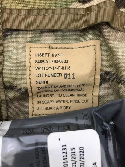 Army Ifak For Sale Complete Multicam Improved First Aid Kit