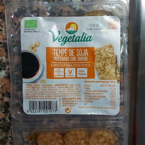 Vegetalia Tempe De Soja Macerado Con Tamari Review Abillion