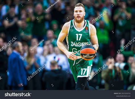 Kaunas Lithuania Basketball Team Zalgiris Stock Photo