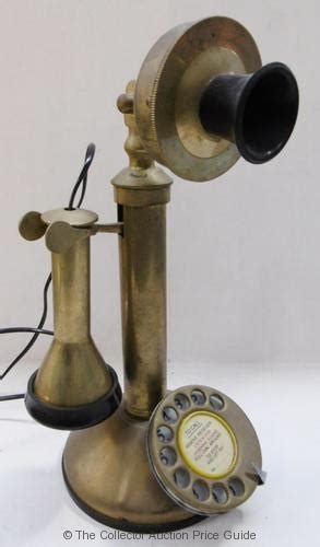 Vintage Brass Gec Candlestick Phone Sold For 110 2016