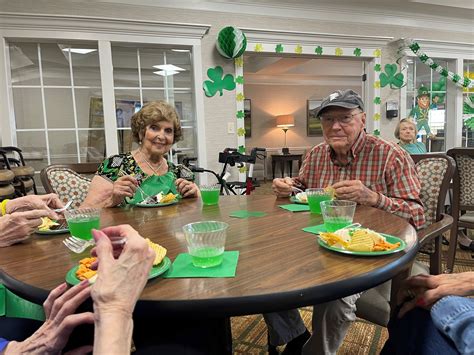 Our St. Patrick's Day party was a blast! ☘️ Residents had the best time