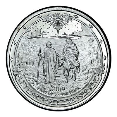 Nativity Oz Silver Round Gainesville Coins