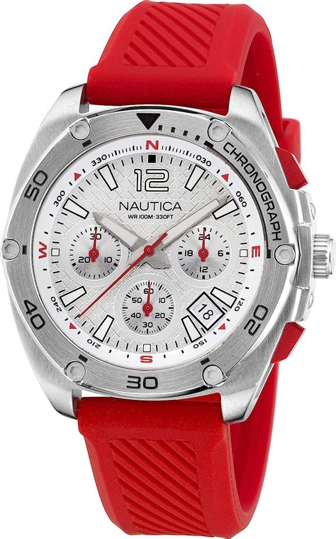 Reloj Nautica Tin Can Bay Chrono Para Caballero Naptcf Amazon