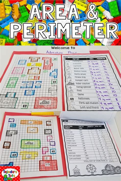 Area And Perimeter Project Design A Theme Park Project Based Learning