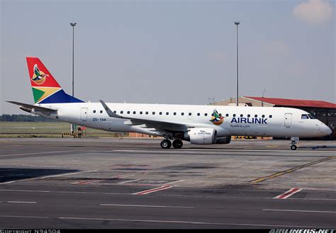 Embraer 190ar Erj 190 100igw South African Airlink Aviation Photo