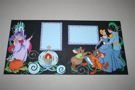 Cinderella 12 X 12 Double Page Layout Disney Scrapbook Pages