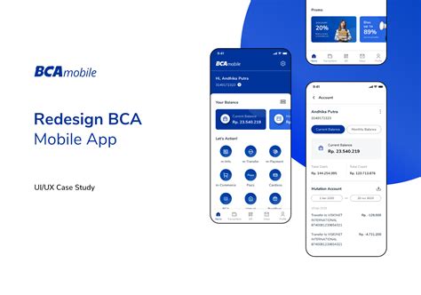 Bca Mobile App Redesign Mobile Banking App Behance