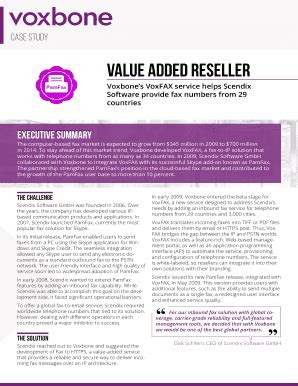 Fillable Online Value Added Reseller Fax Email Print PdfFiller