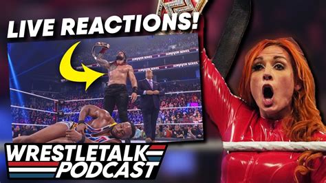 WWE Survivor Series 2021 LIVE REACTIONS WrestleTalk Podcast YouTube