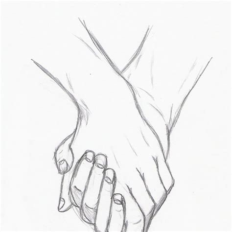 Wonderful Pencil Sketches Of Couples Holding Hands