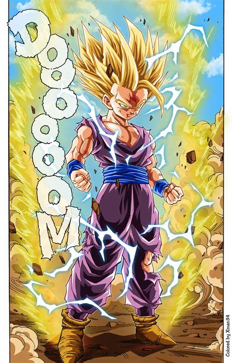 Gohan Ssj2 By Akira Toriyama By Xman34 On Deviantart Dragon Ball Tattoo Dragon Ball Art Goku