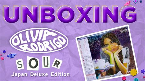 Unboxing Olivia Rodrigo Sour Japan Deluxe Edition En Espa Ol Youtube