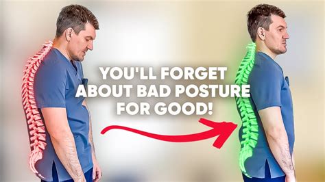 5 Minute Exercises To Fix Your Bad Posture Forever Youtube