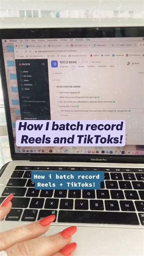 How I Batch Record Reels And TikToks