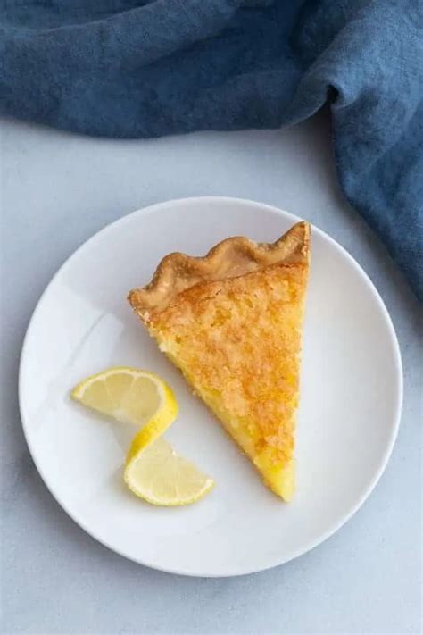 Classic Lemon Chess Pie Recipe Baked By An Introvert®