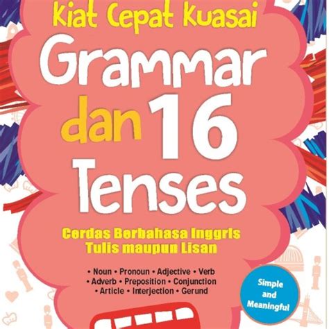 Promo Buku Kiat Cepat Kuasai Grammar 16 Tenses Laksana Kab Bantul