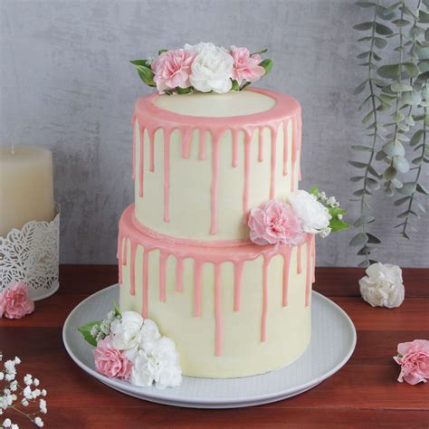 Tier Flower Cakes