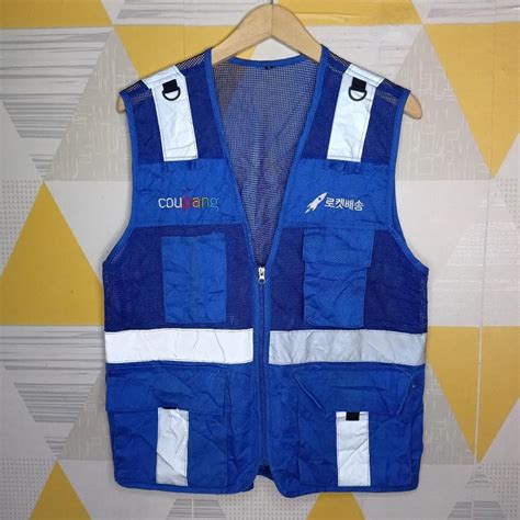 Vest Tactical Safety Coupang Fesyen Pria Pakaian Baju Luaran Di