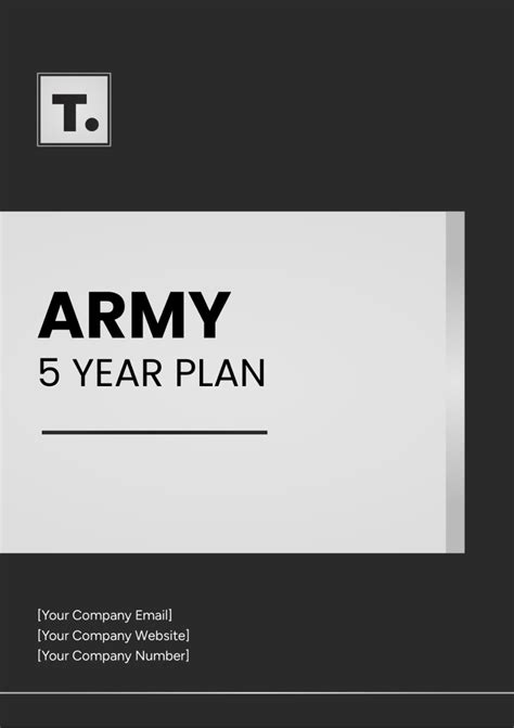 Free 5 Year Plan Templates Editable And Printable