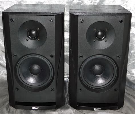 Bowers Wilkins B W Dm Prism Bookshelf Speakers Reverb