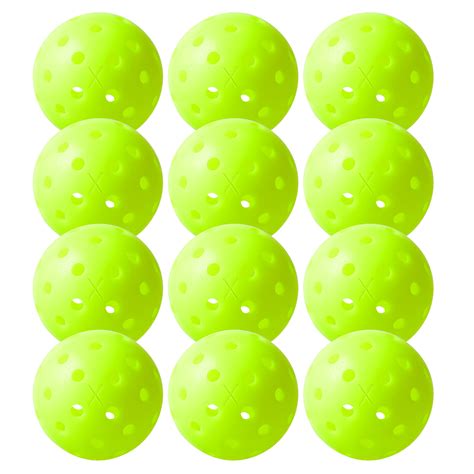 Franklin Sports Outdoor Pickleballs - (12) X-40 Balls - USA Pickleball ...