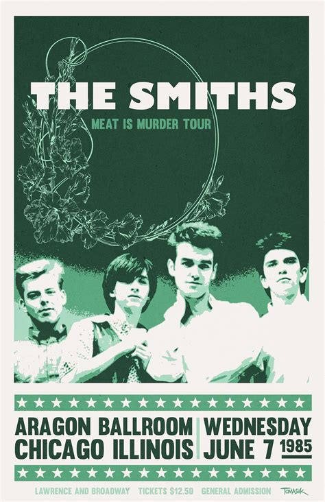 The Smiths 1985 Tour Poster | Etsy