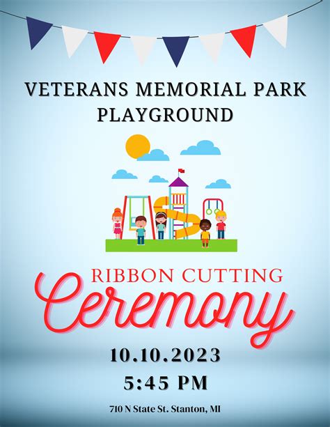 Playground Ribbon Cutting Ceremony City Of Stanton