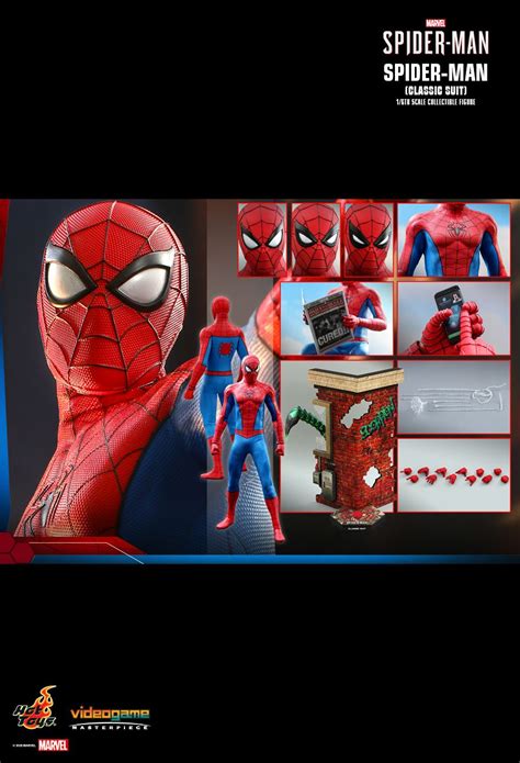 Marvel S Spider Man Spider Man Classic Suit Hot Toys