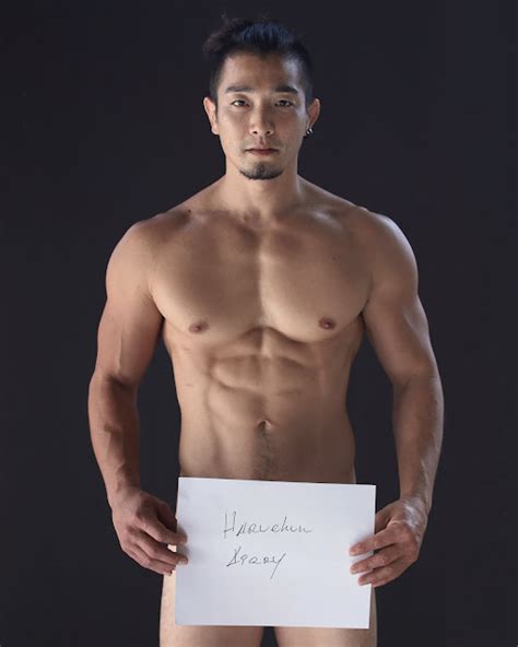 Asian Nice Guy Soft Cock Nude Model